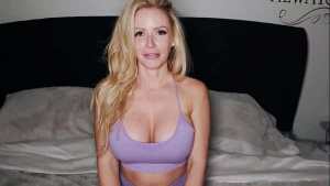 HOT BLONDE BIMBO MILF GETS HER TIGHT WET PUSSY DRILLED DEEP BY BIG DICK