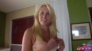 Blonde Katie Summers Uses Her Body in All Possible Ways