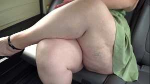 Hijab big fat ass booty white busty mature milf walking outdoor in sexy mini dress and flashing huge bubble butt in public – chubby plumper almost got caught masturbating her juicy fat pussy in car close up – public masturbation