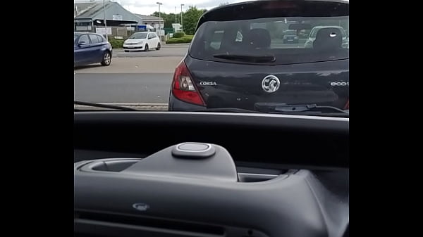 A naughty play in the car