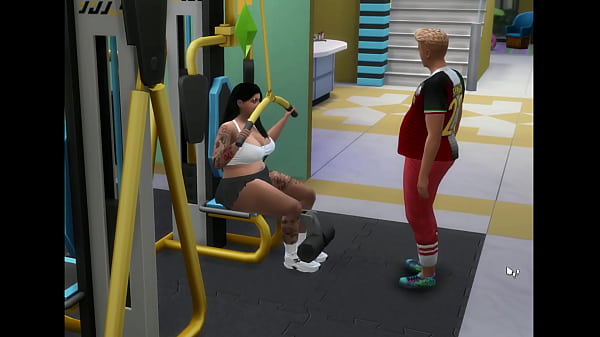 sexo na academia – the sims
