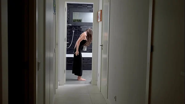 18 year old girl is Subdued in the Bathroom – Rossa Vax