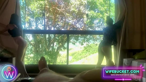 Amateur MILFs by Wifebucket – My wife rented a cabin in the woods and invited her best friend along to surprise me