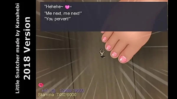 Little Snatcher – Multiple Naked Feet Stomping Scene