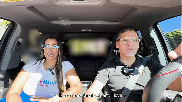 Boomsarr Latina with HUGE TITS AND ASS submits to the fucking machine inside the car – Juan Bustos ROAD