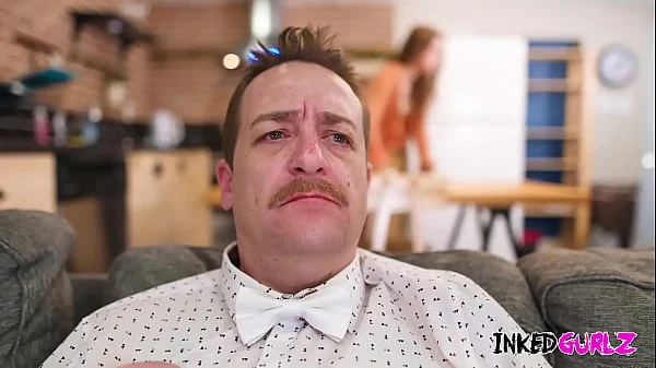 Inked Gurlz – Tattooed Eden Ivy Nailed in the Ass Anal by an Old Dude