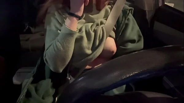 Italian Big tits Milf Artemisia Love Hot solo Sexy Car ride showing her big hot tits and big hard nipples