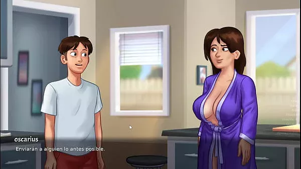 Por la mañana haciendo travesuras con mi madrastra en el carro y por la tarde con mi hermanastra – summertime saga