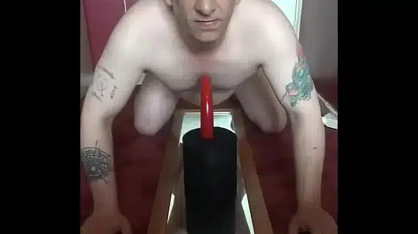 bisexual male mark wright loves arss to mouth that much he humiliates himself on cam to show what he would do to a real mans cock if his arss was fucked by one
