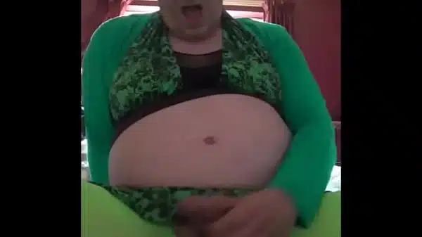 crossdresser says he wants a fuck and as he says that he shoots a big cumshot