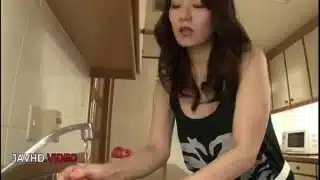 Kinky JAV Star Manami Komukai Shows Off Busty Curves Riding Phallus On Top