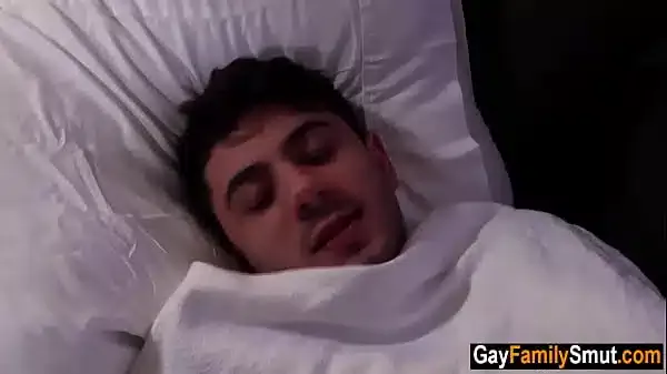 Gay step son bangs step daddy behind step mom’s back