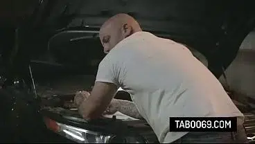 Busty Latina Babe Fucks With The Mechanic in Order to Fix Her Car