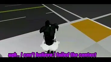 Jester Cosplay Slut Gets Used After Failing Her Contest