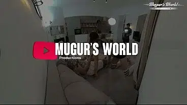 Russian porn actress Kristina Grace and Mugur fuck on a bed