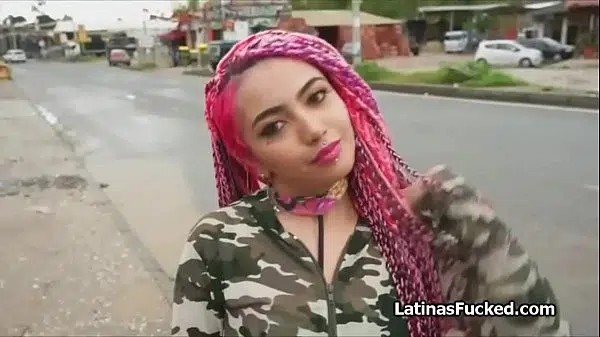 Thicc Latina amateur bouncing on cock